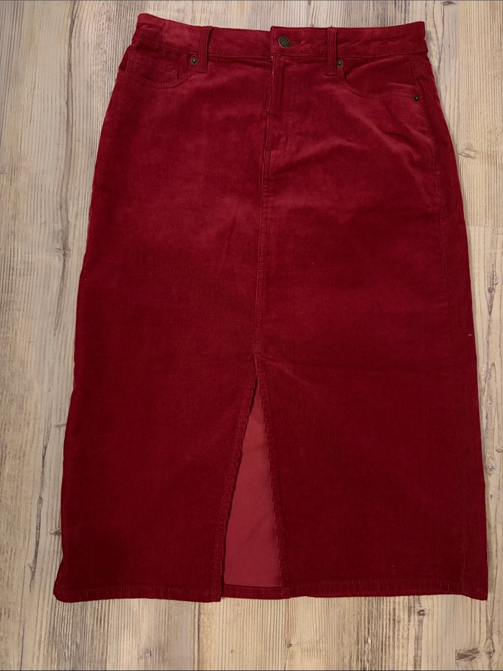 Corduroy skirt